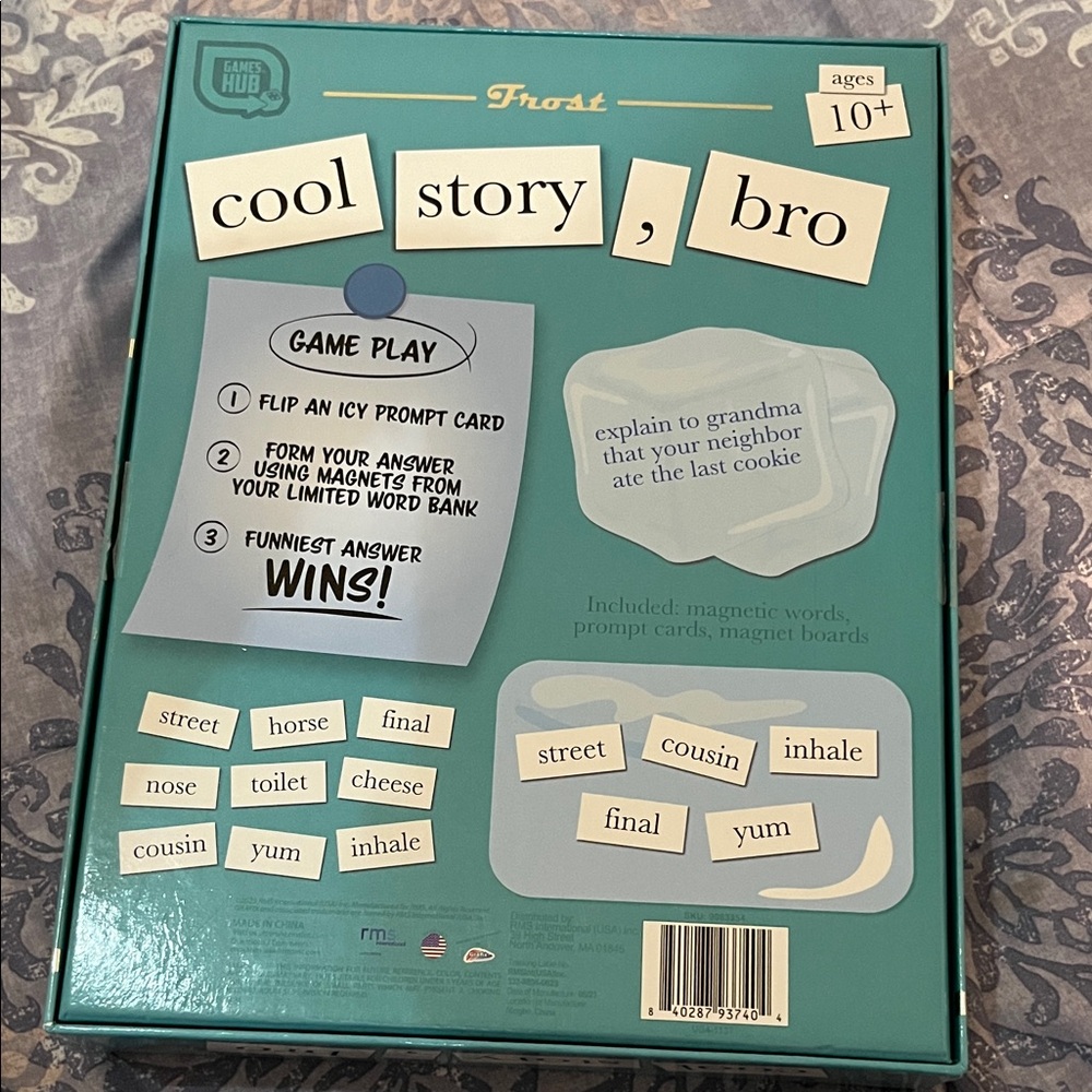 Cool Story Bro Word Magnet Game - Picture 2 of 2